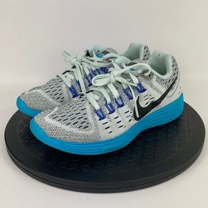 Nike LunarTempo Gray/Blue Running Shoes 705462-304 Women’s Size 6.5